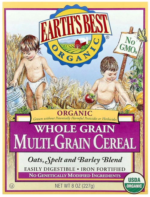 어스베스트 유기농 통곡물 멀티그레인 시리얼 227g JAS-90002 - 쿠팡