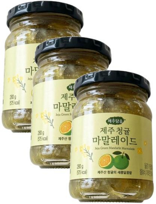 오뚜기 제주담음 제주청귤마말레이드, 280g, 3개