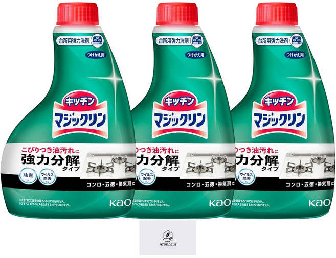 카오 키친매직린 매직린 400ml 리필×3세트, 1개, 1.31kg