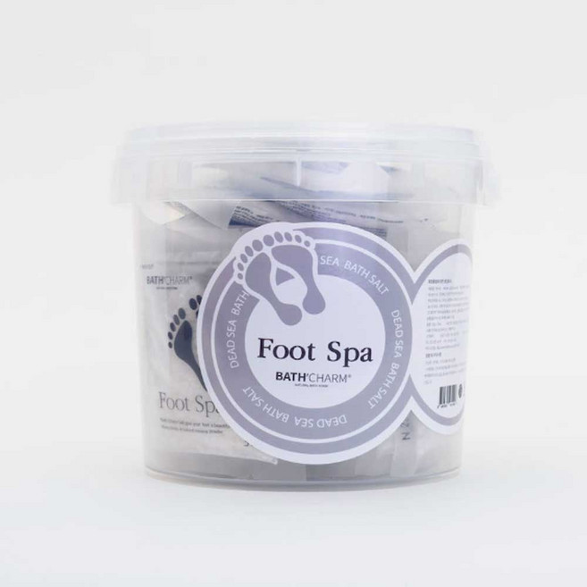 바스참 사해소금 풋스파 내추럴 30G(25EA) 족욕제, 30g, 25개