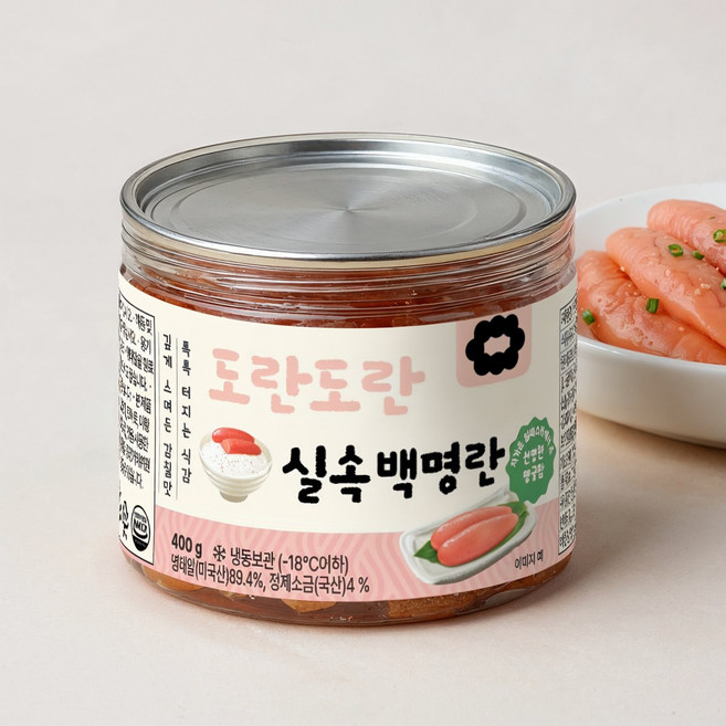 도란도란 실속 백명란젓 400g 1개