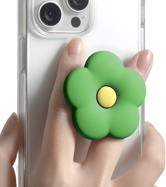 누아트 플라워 그립 스마트톡, 그린, 1개