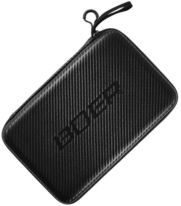 지테크 탁구 라켓 하드 케이스 가방, 블랙, 1개