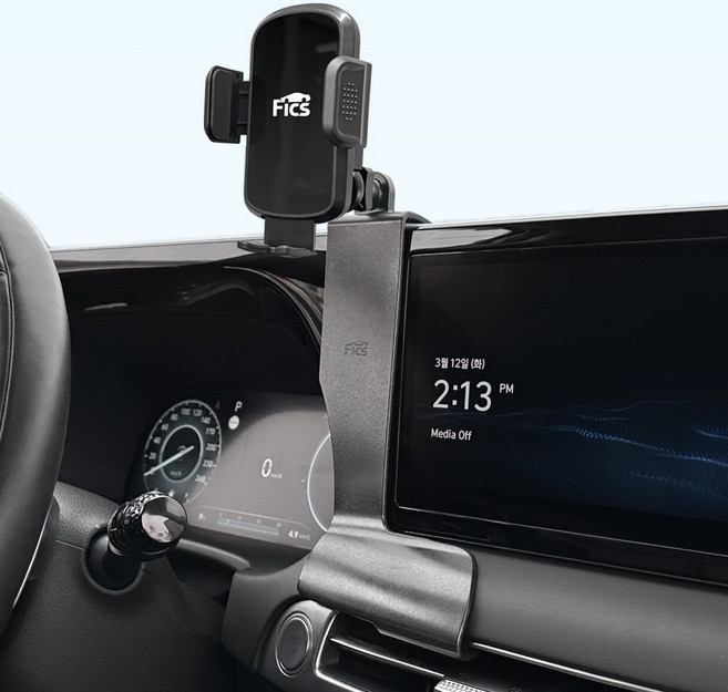 픽스 더 뉴 팰리세이드 22년~24년 페이스리프트 차량용 핸드폰 거치대 세트, 1개, 블랙