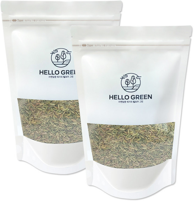 헬로우그린 산미나리 씨앗 400g(팩) 회향/펜넬씨드, 2개, 400g, 1개입