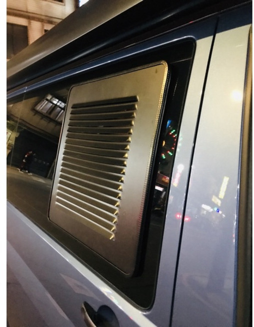 福斯 VW T6 T5 第三代鋁合金防盜氣窗 可關窗, 1個, R(副駕駛座), R(副駕駛座)