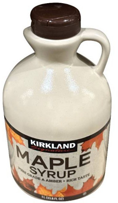 코클랜드 캐나다산 저당 유기농 메이플시럽 + 계량스푼, 1개, 1L