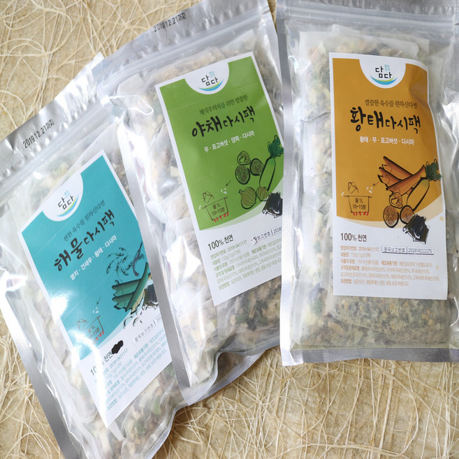 웰빙삼척담다 삼척다시팩, 10개, 15g