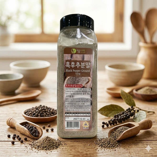 이슬나라 흑후추 분말, 420g, 1개