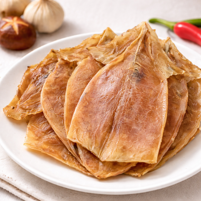 마른 건조 말린 건 오징어 몸통 8미 300g내외 1개, 300g