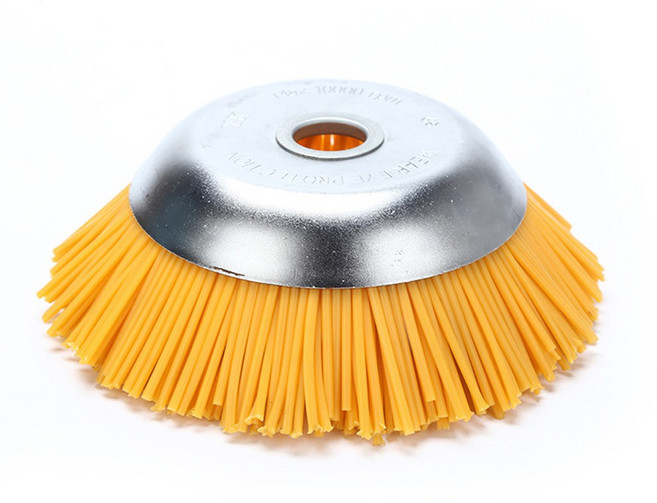 아띠꼴로 예초기날 예취기날 잡풀제거 경계석 보도블럭 잡초제거 예초기 브러쉬 8인치, 1개