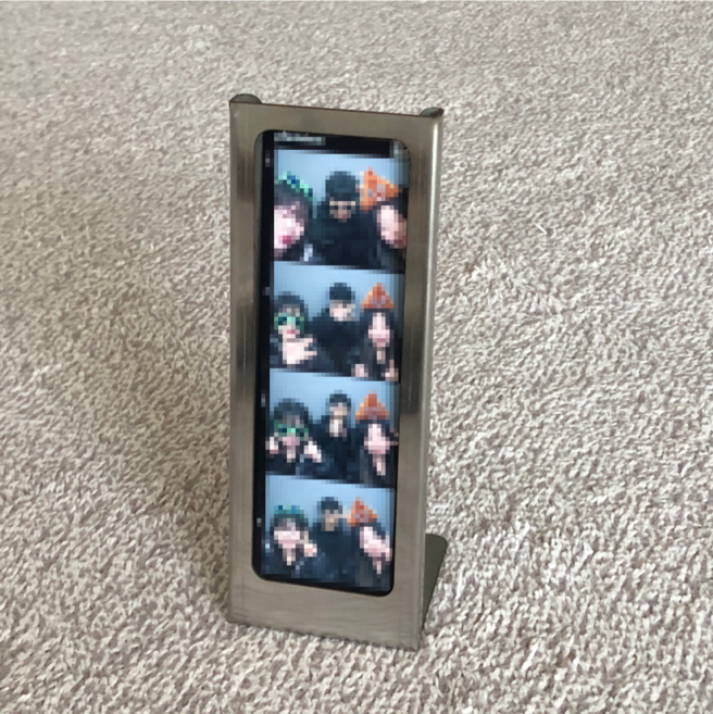 스테인리스 인생네컷 액자 2x6 인치 30매, 무광