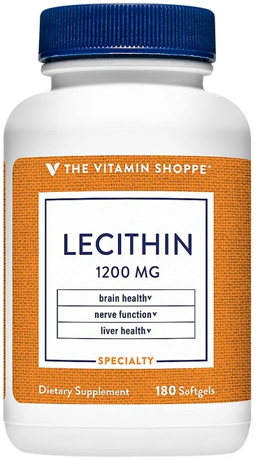 더 비타민 샵 레시틴 1200mg 천연 필수 지방산 조합 ( The Vitamin Shoppe Lecithin 1200mg Natural Combination Essential F, 180개(1팩), 1개 - 쿠팡