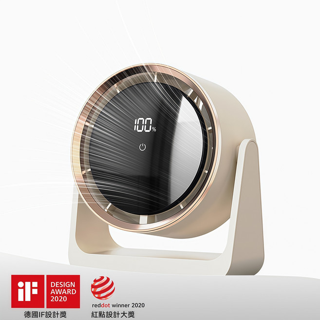 TURBO FAN 2020 iF設計獎 Reddot獲獎, 奶油白, 循環扇WTF7NYB
