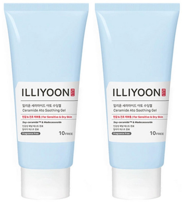 [비건라이프] 일리윤 세라마이드 아토 수딩 젤, 175ml, 2개