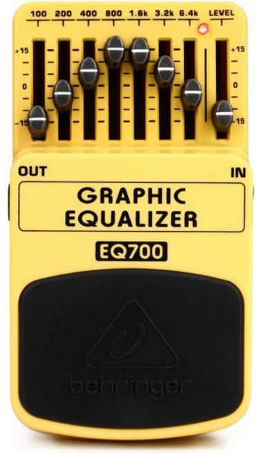 베링거 그래픽 이퀄라이저 Eq700 기타 키보드 얼티밋 7밴드, GRAPHIC EQUALIZER EQ700, Single