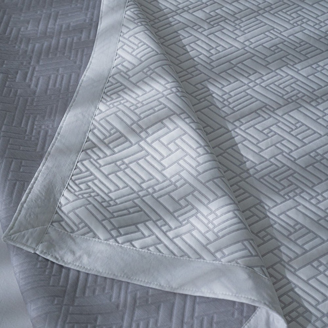 오로라 냉감 여름 침대 패드, 그레이