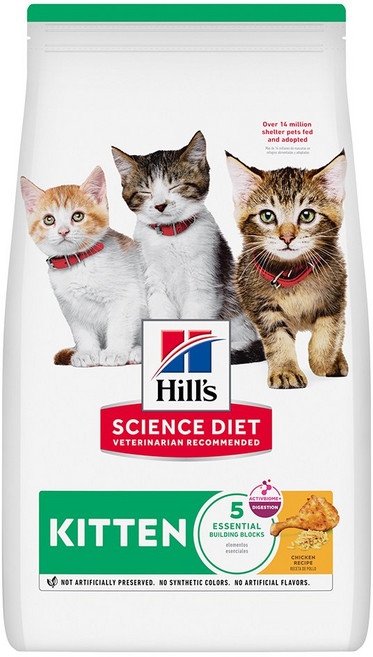 힐스 사이언스다이어트 키튼 2kg 고양이사료, 1.6kg