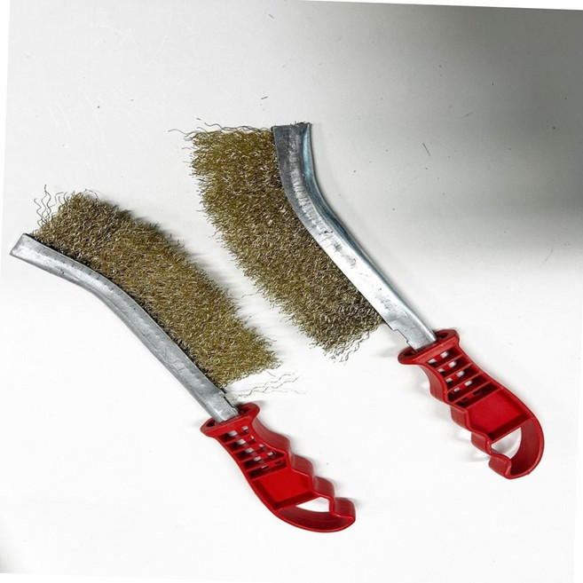 가스레인지 화구 청소용 스틱형 철브러쉬 와이어솔 2개입 주방청소도구 철수세미 업소용청소