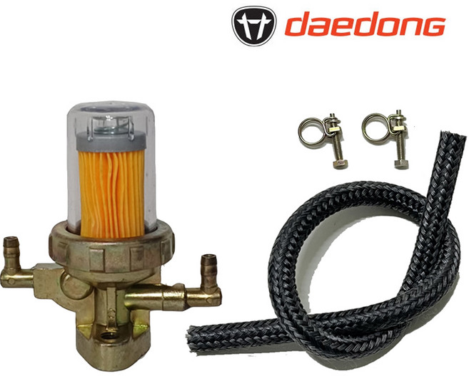 대동 경운기 연료 호스 + 대동 경운기 연료 코크 밸브 여과기 세조기 필터조합 각1개, 1세트
