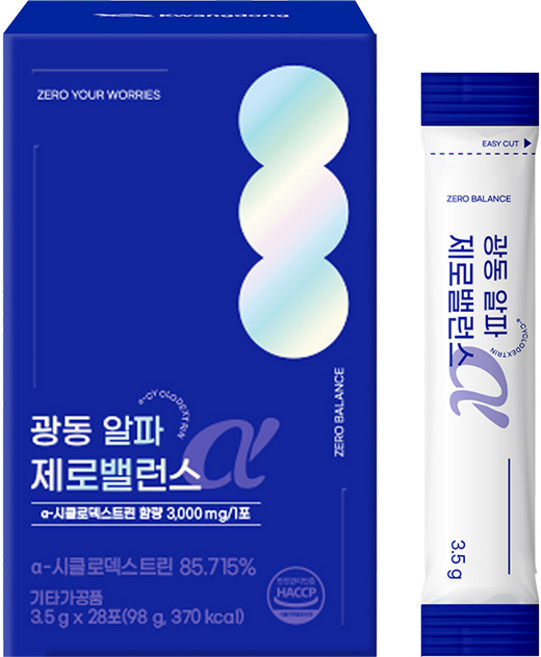 광동 알파 제로밸런스, 28회분, 1개