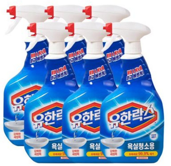유한락스 곰팡이제거제 785ml 6개
