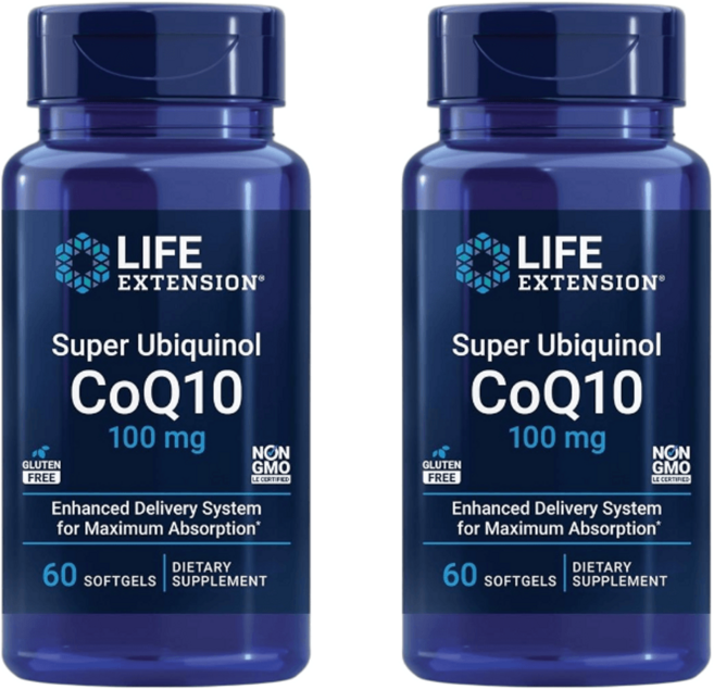 라이프익스텐션 코큐텐 슈퍼 유비퀴놀 60정 2개