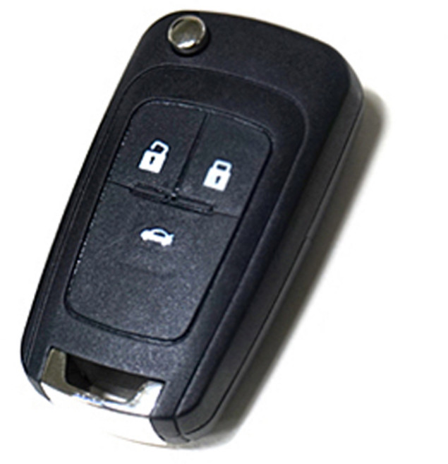 쉐보레 호환 넥스트스파크 아베오 트랙스 라세티프리미어 크루즈 올란도 말리부 알페온 임팔라 순정 폴딩키 교체형 키 케이스, A타입 순정형 3버튼