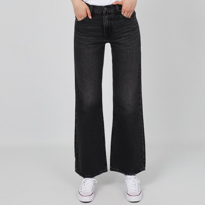 리바이스 여성 청바지 미드라이즈 배기 부츠컷 A34950000