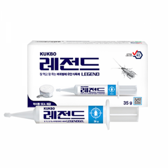 바퀴벌레약 레전드겔 35g 바퀴벌레살충제 바퀴벌레 퇴치 박멸 먹이통 트랩, 1개