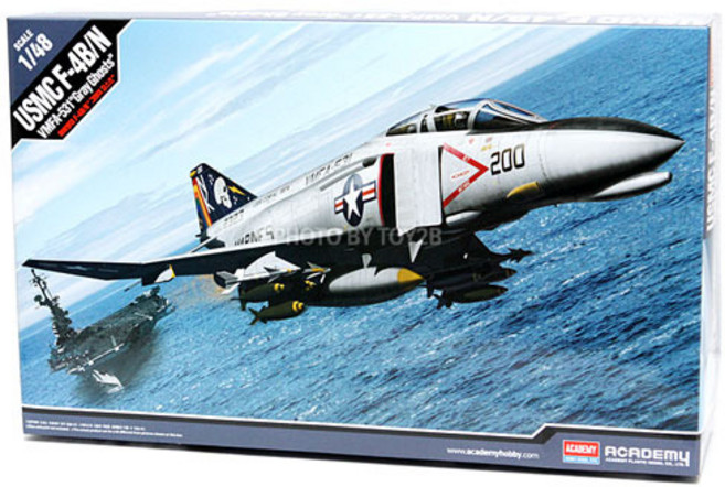 1:48 USMC F-4B/N VMFA-531 그레이 고스트 프라모델(12315), 1개