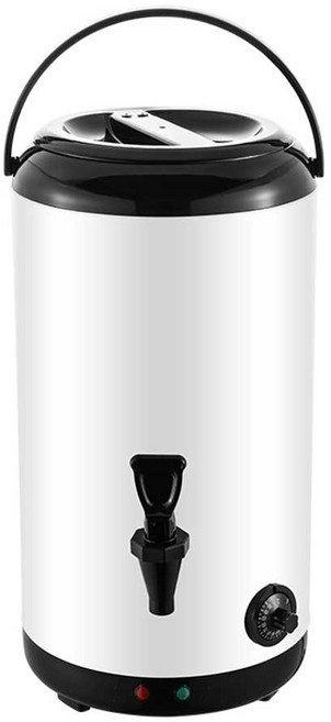 장국디스펜서 보온통 육수 업소 국물 뷔페 미소된장국, 12L 블랙, 1개