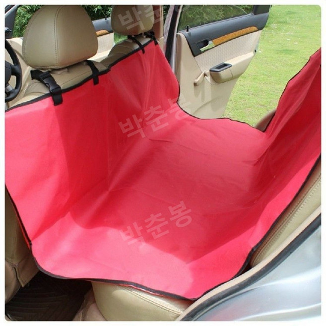카시트보호매트 냉시트 물놀이 차시트 방수 모닝카, 뒷줄 빨간색, 1개