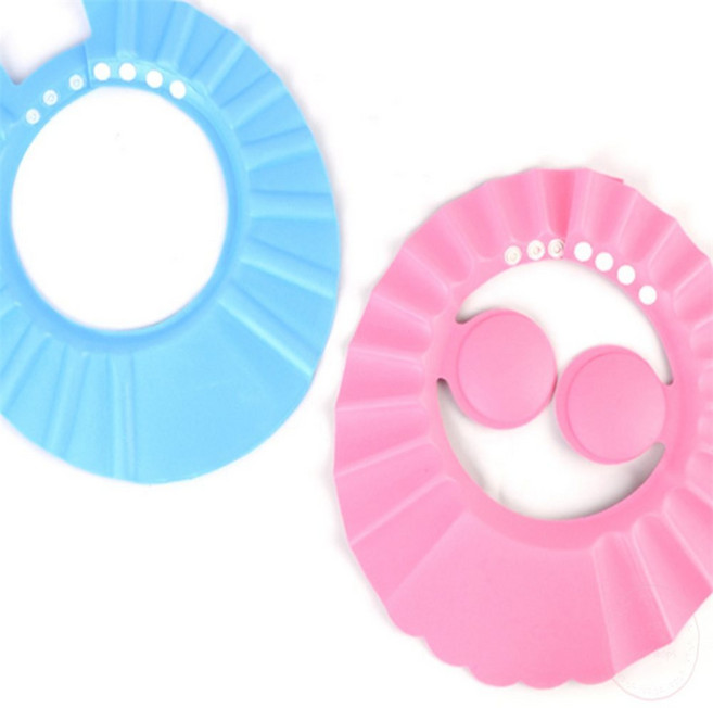 [다믿샵] 아기 샴푸모자 목욕소품, 귀마개형, 색상랜덤, 1개