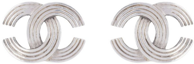 샤넬 중고 2000 골지 클립온 이어링