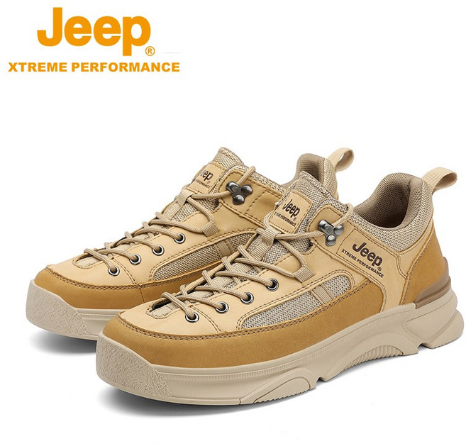 jeep 운동화 남성 트레킹화 가죽 방수 하이탑 아웃도어 등산화 1113/1217