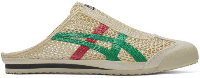 오니츠카타이거 멕시코 66 사봇 뮬 슬립온 여름 슬리퍼 크림 케일 스니커즈 1183C123-103 267278