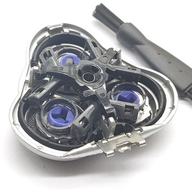 필립스 HQ7120 HQ7310 HQ7320 HQ7330 HQ7350 HQ7360 HQ7380 HQ7390 HQ7180 HQ7160 HQ7143 면도날용 교체 면, 실버