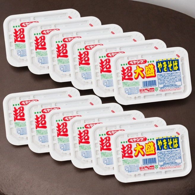 일본 페양구 철판 야끼소바 라면 237g x12개 컵 라멘 세븐일레븐 야키소바, 12개