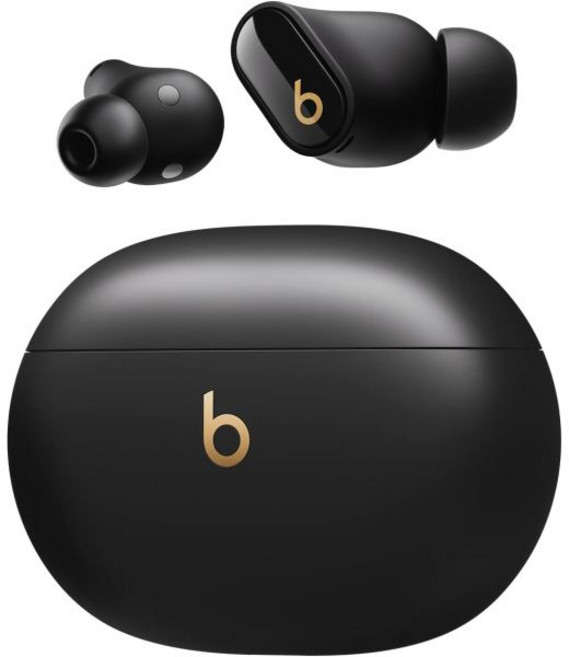 비츠 스튜디오 버드 + 진정 무선 노이즈 캔슬링 이어버드 - 블랙/골드 (리뉴얼 프리미엄), Black, 검정/금