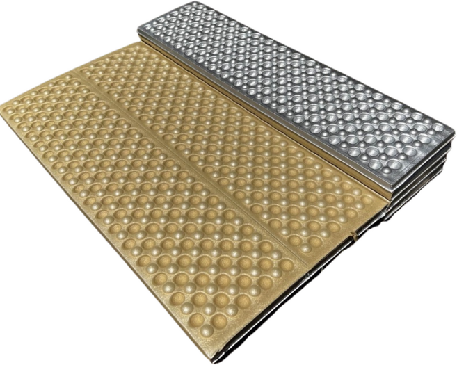 OWG 歐爾 蛋殼睡墊 銀膜 防潮墊 台灣發貨 帳篷野營 登山, N60 奶茶色