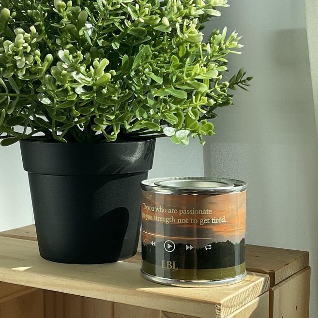 선물추천 캠핑 감성 인테리어 캔들, 1개, 레이지선데이모닝