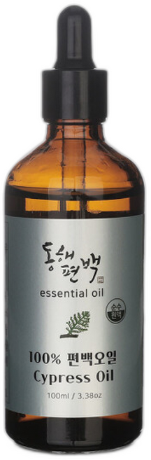 동해편백 편백오일 전남장흥 천연 편백 피톤치드 편백오일 수증기추출 국내산 100% 원액, 1개, 100ml