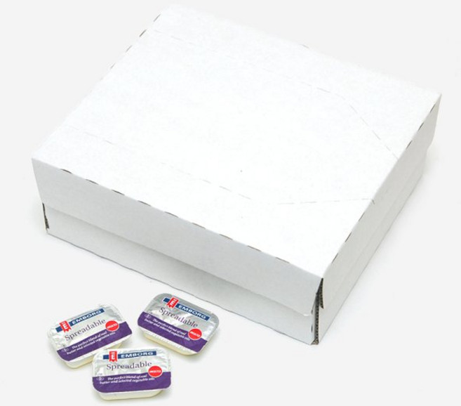 엠보그 스프레드블 포션버터 (무염) [7gx100개] (아이스박스포장), 100개, 7g