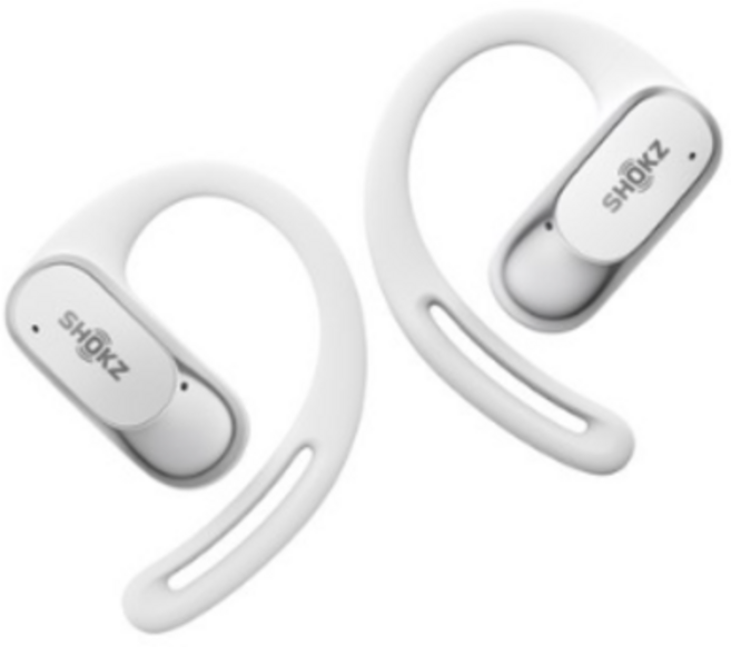 샥즈 신제품 쿠팡세트 국내 정품 샥즈 (Shokz) OpenFit Air T511 오픈핏 에어 블루투스 무선 오픈형 이어폰 + 증품파우치, White (2년무상AS/정품등록가능)
