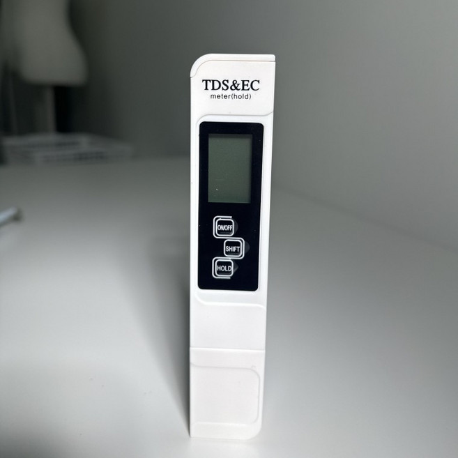 가정용 지하수 수질검사 커피 TDS 측정기 먹는물 수질농도측정 어항 수질측정 수질측정기 수돗물 EC 정수기, 화이트
