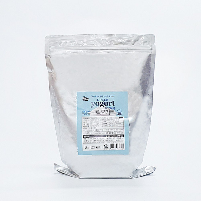 숲골 그릭 요거트 대용량 1kg 1개 [무항생제원유/맛누리직접제조]