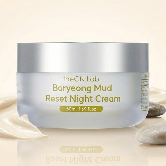 [더씨앤랩] 보령머드 나이트크림 / 수분크림 50ml(기미/피부탄력/피붓결 개선 임상실험 완료), 1개, 50ml