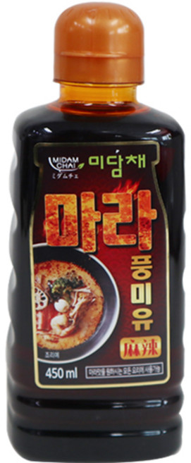 미담채 마라탕소스 풍미유450ml 2개, 450ml