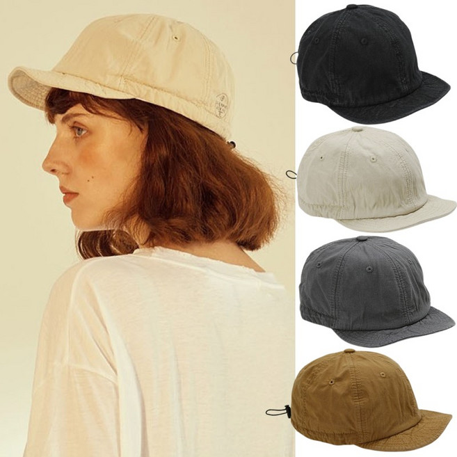 시크클립 캠프캡 숏챙 스트링 짧은 챙 러닝 모자